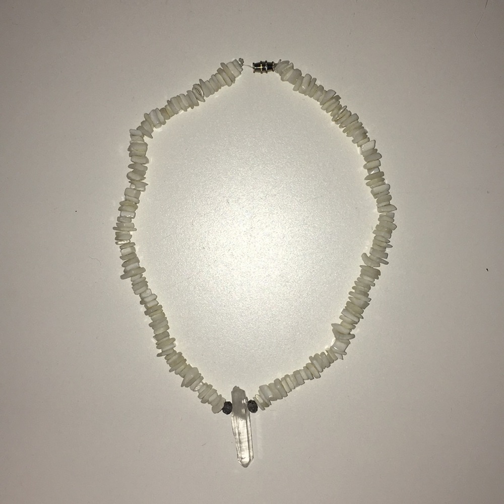 shell and Crystal necklace